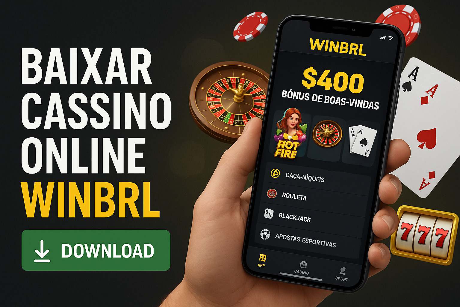 Baixar o WINBRL Cassino App
