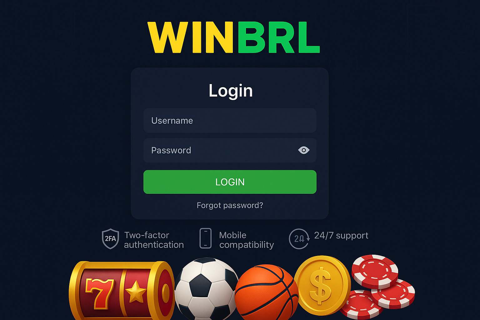 Registro na WINBRL Garante Acesso a uma Vasta Seleção de jogo