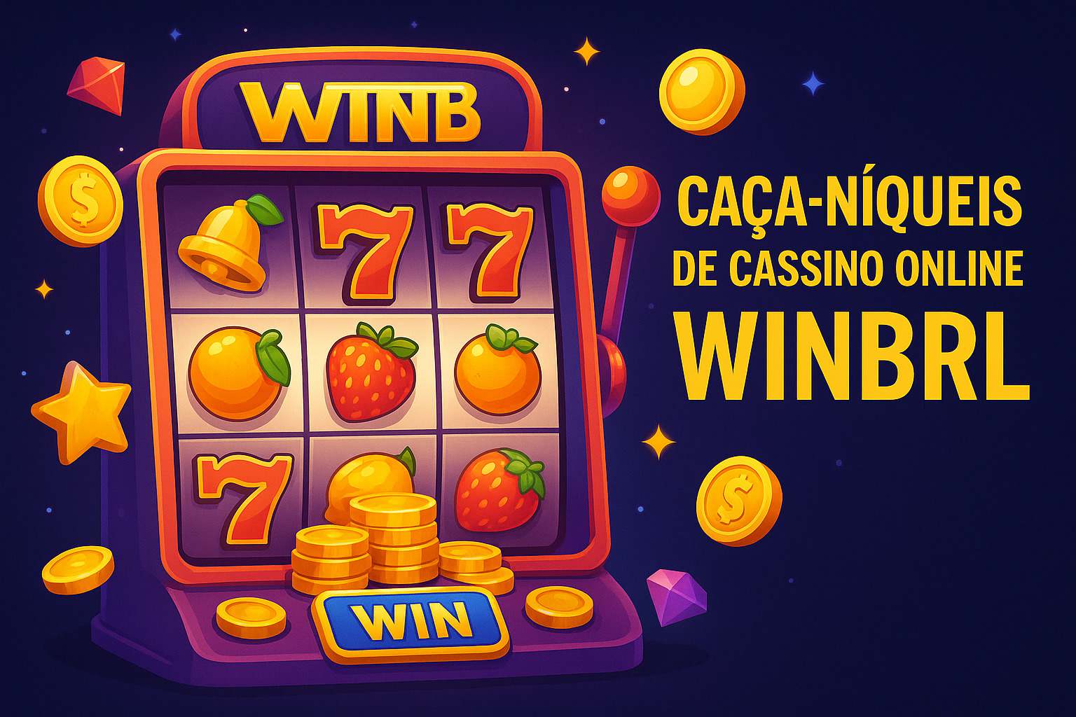 Explore o mundo das slot machines no WINBRL Casino
